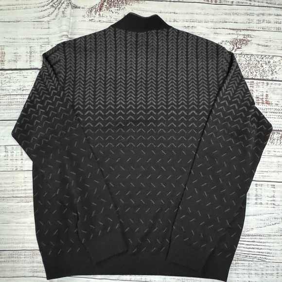 St. Croix Shop Mens XL Classic 1/4 Zip Pullover Sweater Wool Knit Gray NWOT - Picture 8 of 8